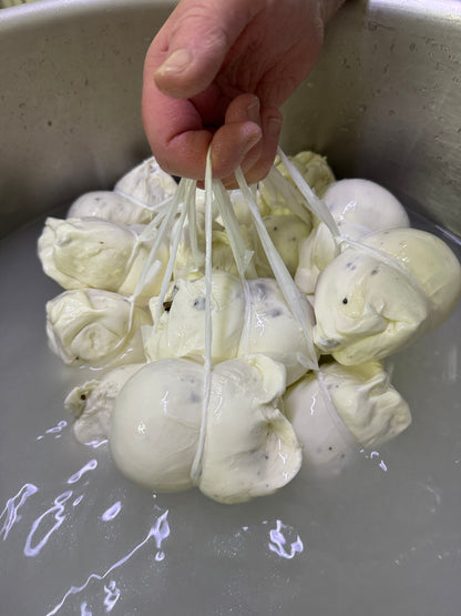 Preparazione Scamorze Appassite al Tartufo